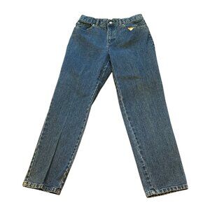 Lauren Jeans Co Ralph Lauren Petite Womans Size 6P Y2K Denim Blue Jeans 5 Pocket